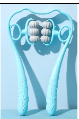 Masajeador de cuello enrollable con 6 bolas