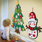 Árbol de navidad de fieltro con 25 adornos + luces de 3m - additional image 4