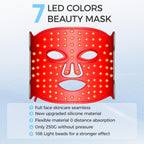 Máscara facial LED con Terapia de Luz Roja para la Cara y la Piel - additional image 5