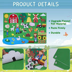 Juego educativo de granja en fieltro para niños - additional image 3