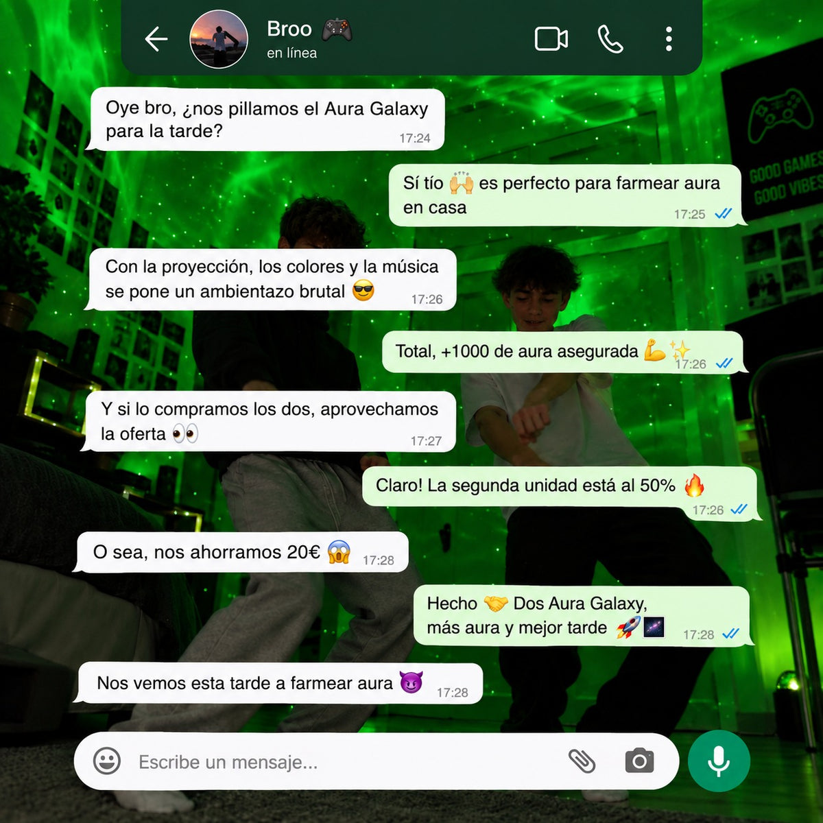 AuraGalaxy. Convierte cualquier habitación en tu lugar favorito