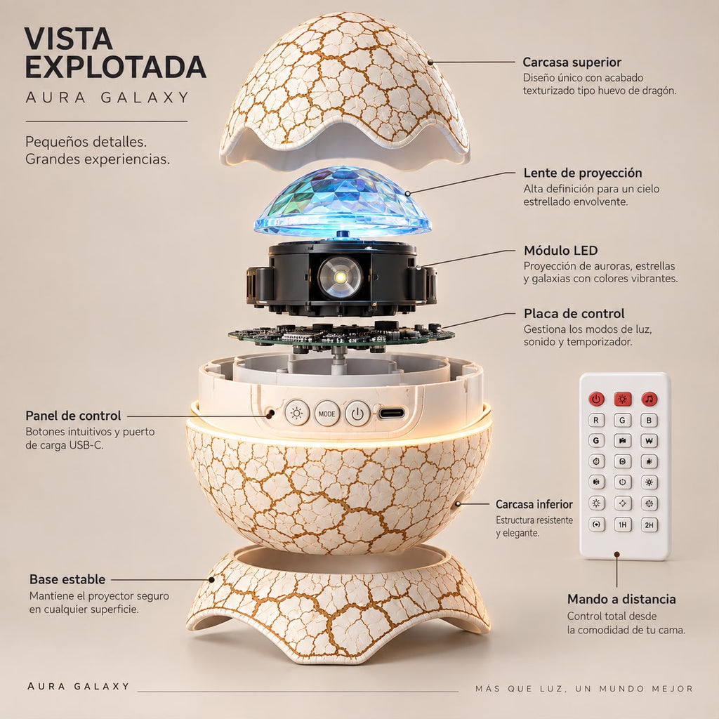 AuraGalaxy. Convierte cualquier habitación en tu lugar favorito