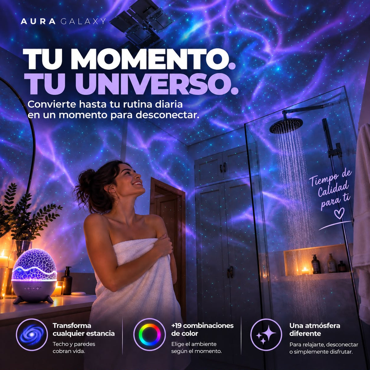 AuraGalaxy. Convierte cualquier habitación en tu lugar favorito