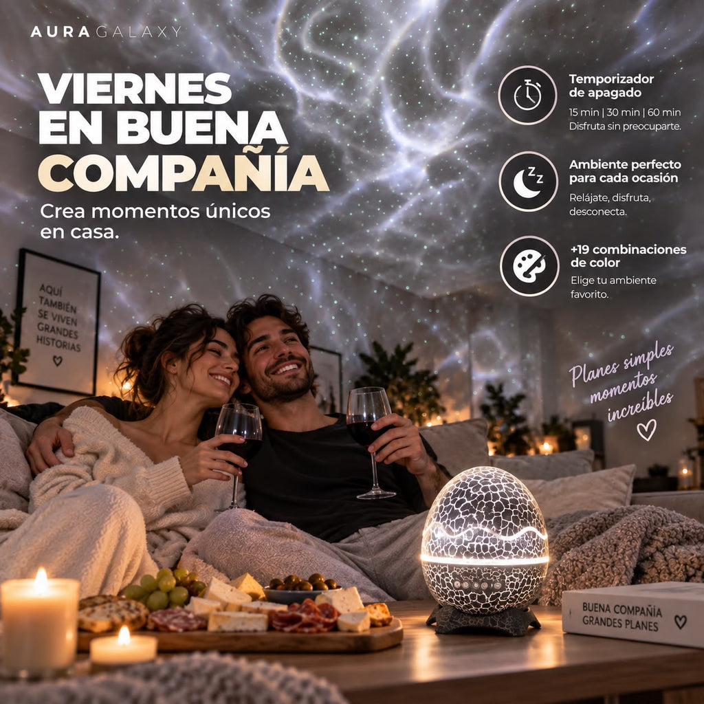 AuraGalaxy. Convierte cualquier habitación en tu lugar favorito