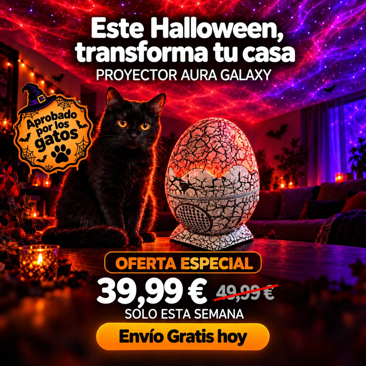 AuraGalaxy. Convierte cualquier habitación en tu lugar favorito